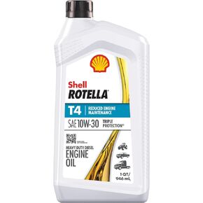 Shell Rotella T4 Triple Protection Conventional 15W-40 Diesel Engine Oil (1-Gallon, Single Pack)