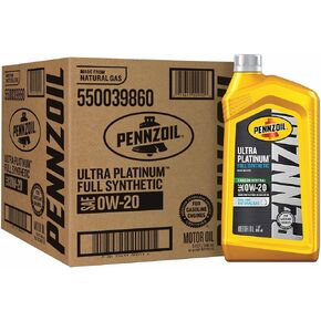 زيت محرك Pennzoil Ultra Platinum اصطناعي بالكامل 5W-30 (5 كوارت، عبوة واحدة)