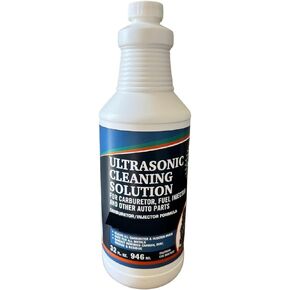 NORTHWEST ENTERPRISES Ultrasonic Cleaner Solution for Carburetors and Engine Parts, Ultrasonic Cleaning Solution and Washing Compound for Ultrasonic and Immersion Washers - Concentrated (32 Ounces)