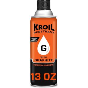 Kroil Penetrant with Graphite (Aerosol Spray-13oz Can-Single) | High Temperature Penetrating Lubricant for Small Gaps, Corroded Metal, Seized Parts (PH132) in Kuwait