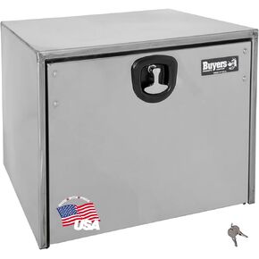 Buyers Products - 1702595 Underbody Truck Box, Stainless Steel With Polished Stainless Steel Door, 18 x 18 x 18 Inches