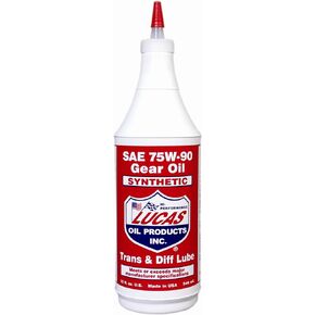 Lucas Oil 10047-PK12 75W90 Synthetic Gear Oil - Pack of 12