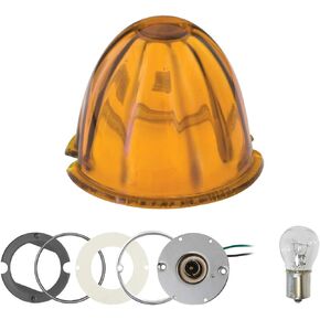 GG Grand General 94543 Light Amber (Screw In Watermelon Am Glass Lens Kit with 1156 Bulb)