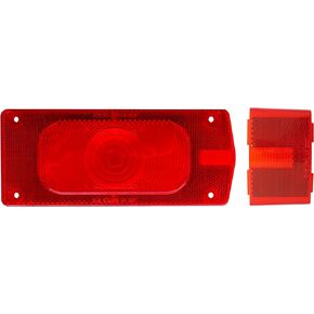 Optronics A36R Red Tail and Side Marker Light Replacement Lens Set