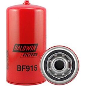 Baldwin-BF915 Fuel Filter, 7-7/16 x 3-11/16 x 7-7/16 In- Red