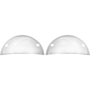 KNS Accessories 70530 Headlight Cover (5 3/4" Chrome Half Moon )