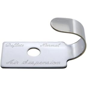 United Pacific 23003 - Dash Switch Cover - Stainless Switch Guard For Peterbilt 379 - Air Suspension