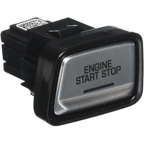 GM 23402526 Galvano Silver Ignition Start/Stop Switch with Piano Black Bezel