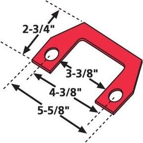 Specialty Products Company 36010 1/32" Shim for Peterbilt/Kenworth with Flex-Air Suspension, (Pack of 6)
