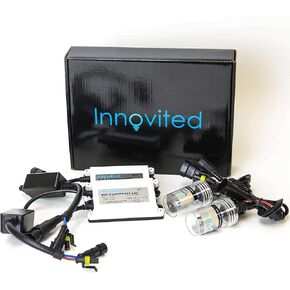 Innovited H1 5000K HID Xenon Bulbs With 55W AC Slim Digital Ballast Bundle - Pure White