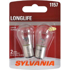 SYLVANIA 1157 Long Life Miniature Bulb, (Contains 2 Bulbs)