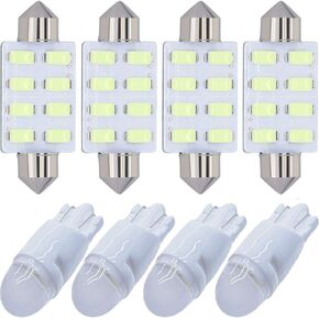 Ice Blue LED Light Kit for Ford F-150 250 350 Mustang Taurus Chevy Silverado Avalanche Impala Tahoe Trailblazer Dodge Ram Charger GMC Sierra Yukon Sonoma Interior