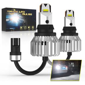 KIMLATAR 7443 LED Bulbs for Back Up Reverse Lights, 2 Pack, 4000 Lumens, CSP 6-SMD Upgraded 6500K High Brightness, CANBUS Error Free, 20W