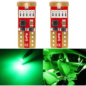 PHINLION 194 LED Amber Yellow Bulb Super Bright Miniature Wedge 168 2825 2827 T10 4014 Chipsets LED Replacement Bulbs for Car License Plate Dome Map Reading Courtesy Side Marker Lights