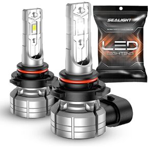SEALIGHT H10 9145 9140 LED Fog Light Bulbs or DRL, 10000LM 6500K Cool White, 9040 9045 Fog Light LED Bulbs 24W 5530 CSP Chips, Front Fog Lamps for car, trucks, Non-polarity, Pack of 2