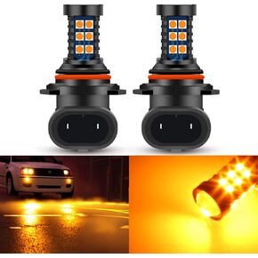 9005 9006 HB3 HB4 LED Bulbs 3000K Golden Yellow H10 Xtreme Super Bright Fog Light or Daytime Running Driving Lights (DRL Lamps) High Power 3030SMD Replacement for Cars,Trucks, SUVs, Vans
