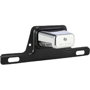 Partsam LED License Plate Light Waterproof 12V DC License Tag Light with Holder Drainage Hole Steel Bracket Mount ABS Housing PC Lens for Trailer Truck Pickup UTV ATV RV Boat 12V DOT Compliant