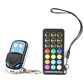 Viswiker 2PCS Replacement Remote for LED Whip Lights, Wheel Ring Lights and etc. in Kuwait