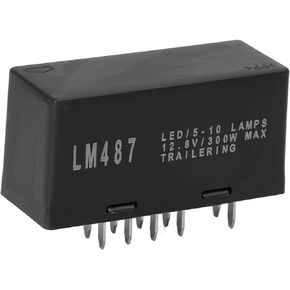 lm487 2006 silverado led flasher relay 10Pin Hazard Warning Turn Signal Flasher 10383321 Replacement for Silverado 1500 1500HD 2500HD 3500 2003‑2006
