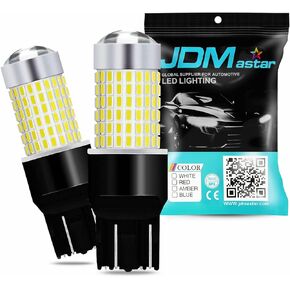 JDM ASTAR Extremely Bright 144-EX Chipsets 7440 7441 7443 7444 992 White LED Bulbs with Projector For Backup Reverse Lights