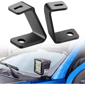 Nilight Ditch Light Bracket Hood Mount Brackets for Front A-Pillar Auxiliary Offroad LED Pod Light Work Lights on F150 Raptor 2017-2023 F-150 2015-2023, 2 Years Warranty