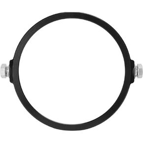 Headlight Mounting Bracket,5.75in Aluminium Alloy Universal Round Headlight Mounting Bracket for Motorcycle Conversion(Black)