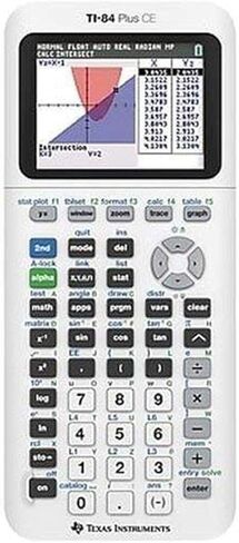 TI-84 Plus CE Color Graphing Calculator, White in Saudi Arabia