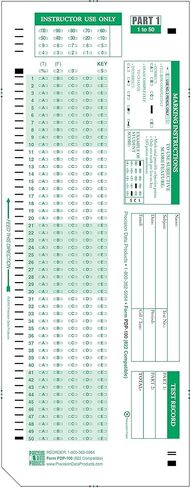 PDP-100, 882-E Compatible Testing Forms (25 Sheet Pack) in Kuwait
