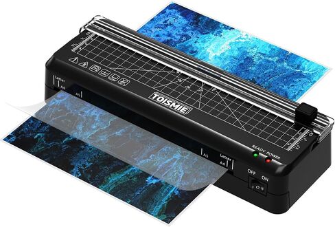 Laminator Machine, 4 in 1 Thermal & Cold Laminator with Laminating Sheets,Poartable Office Presentation Laminators for Business or Personal Use, Quick Warm-Up and Jam-Free (A3-Black) in Saudi Arabia