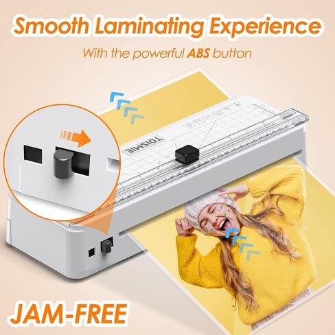 Laminator Machine, 4 in 1 Thermal & Cold Laminator with Laminating Sheets,Poartable Office Presentation Laminators for Business or Personal Use, Quick Warm-Up and Jam-Free (A3-Black) in Saudi Arabia