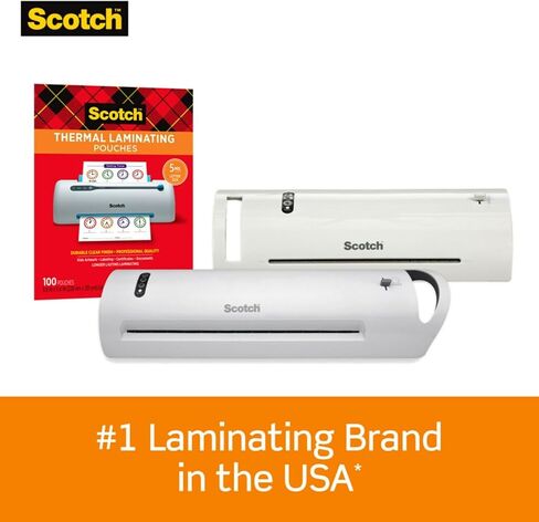Scotch Brand PRO Thermal Laminator, Never Jam Technology Automatically Prevents Misfed Items,2 Roller System,9 inch (TL906) in Kuwait