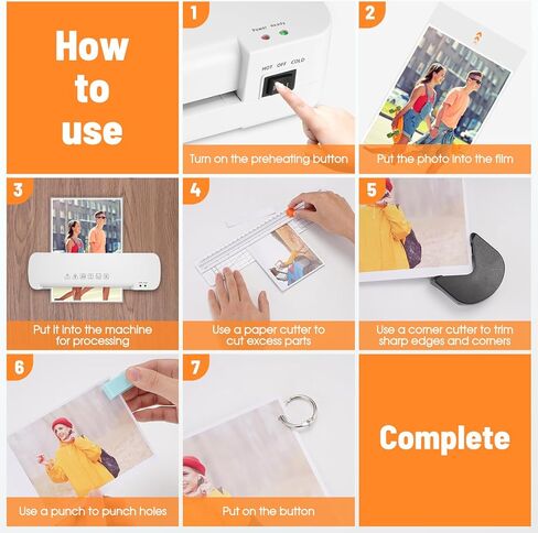 آلة تغليف، آلة تغليف، آلة تغليف 9 بوصة مع 20 ورقة تغليف، آلة تغليف حرارية باردة لسطح المكتب الشخصي 6 في 1 للاستخدام المنزلي في المكاتب والمدرسة والأعمال التجارية in Kuwait