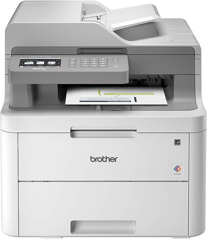 طابعة Brother MFC-L3710CW رقمية مدمجة متعددة الإمكانات توفر نتائج عالية الجودة لطابعة الليزر مع خاصية الاتصال اللاسلكي وجاهزة لتجديد Amazon Dash in Saudi Arabia