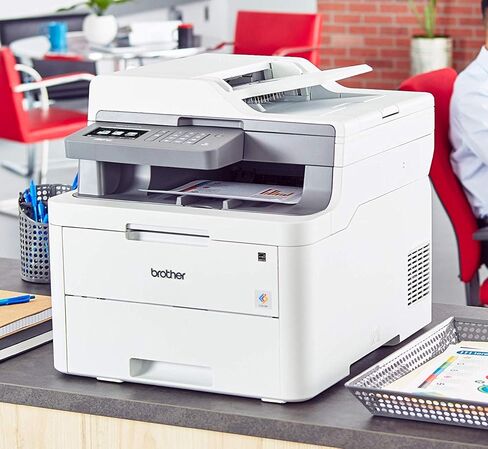 طابعة Brother MFC-L3710CW رقمية مدمجة متعددة الإمكانات توفر نتائج عالية الجودة لطابعة الليزر مع خاصية الاتصال اللاسلكي وجاهزة لتجديد Amazon Dash in Saudi Arabia