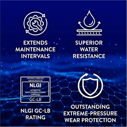 شحم أحمر شديد التحمل من AtomLube، عبوتين بوزن 14 أونصة. أنابيب| مادة تشحيم مقاومة للماء وشحم بدرجة حرارة عالية| شحم محامل العجلات لملحقات الشاحنات شبه in Saudi Arabia