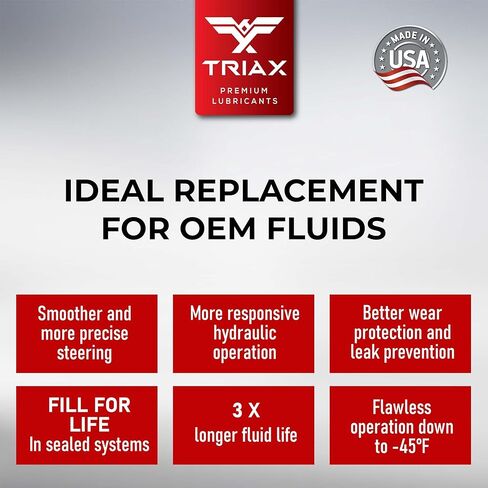 TRIAX Asian Car PSF، سائل التوجيه المعزز، اصطناعي بالكامل، درجة OEM؛ متوافق مع هوندا وأكورا وتويوتا ولكزس وسيون ونيسان وإنفينيتي ومازدا وهيونداي وكيا وغيرها (1 لتر) in Saudi Arabia