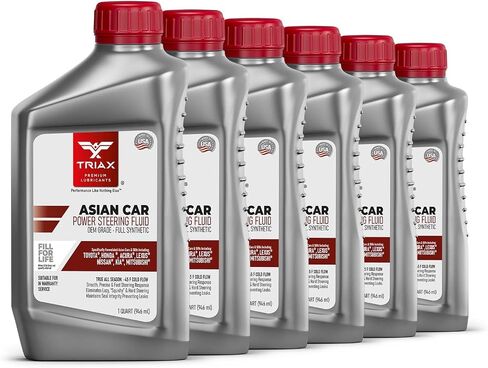 TRIAX Asian Car PSF، سائل التوجيه المعزز، اصطناعي بالكامل، درجة OEM؛ متوافق مع هوندا وأكورا وتويوتا ولكزس وسيون ونيسان وإنفينيتي ومازدا وهيونداي وكيا وغيرها (1 لتر) in Saudi Arabia