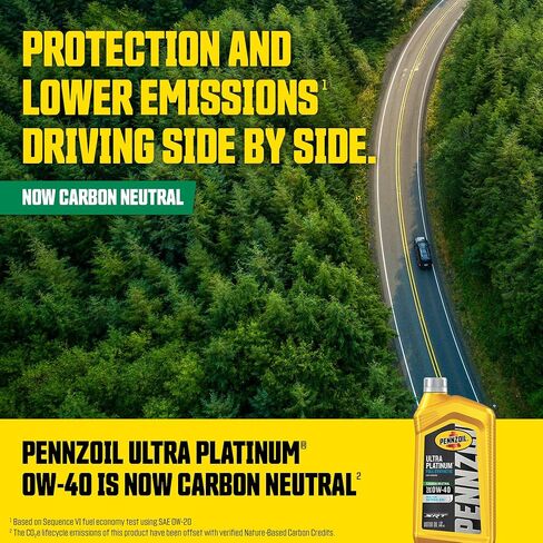 Pennzoil Ultra Platinum Full Synthetic 0W-20 Gasoline Engine Oil, 1 Quart (Case of 6) in Saudi Arabia