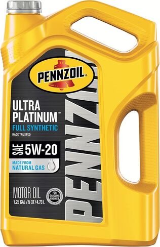 Pennzoil Ultra Platinum Full Synthetic 0W-20 Gasoline Engine Oil, 1 Quart (Case of 6) in Saudi Arabia