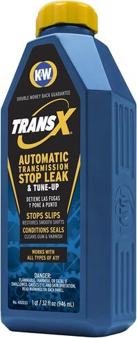 K&W 402033X6 Trans-X Automatic Transmission Stop Leak & Tune-Up - 32 Fl Oz Leak Repair Solution for Automotive, Power Steering, Hydraulic Systems | Car Care Fluids in Saudi Arabia