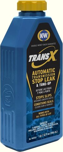 K&W 402033X6 Trans-X Automatic Transmission Stop Leak & Tune-Up - 32 Fl Oz Leak Repair Solution for Automotive, Power Steering, Hydraulic Systems | Car Care Fluids in Saudi Arabia
