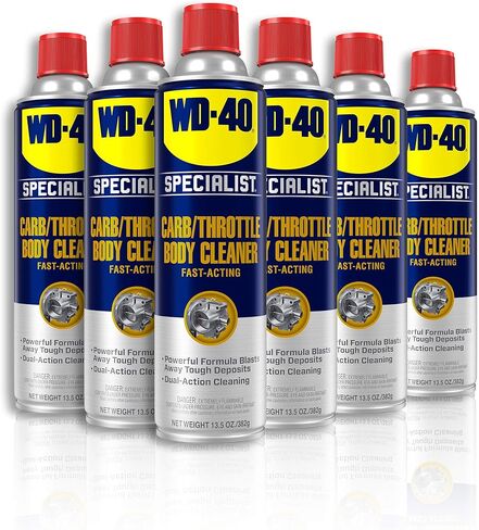 WD-40 Specialist Carb/Throttle Body & Parts Cleaner, 13.5 OZ [6-Pack] in Saudi Arabia