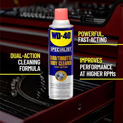 WD-40 Specialist Carb/Throttle Body & Parts Cleaner, 13.5 OZ [6-Pack] in Saudi Arabia