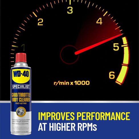 WD-40 Specialist Carb/Throttle Body & Parts Cleaner, 13.5 OZ [6-Pack] in Saudi Arabia