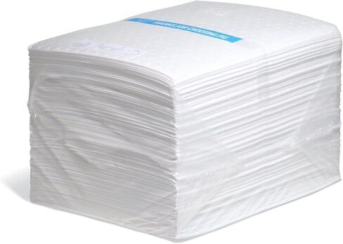 New Pig Oil Mat - Oil-Only Absorbent Mat Pad - 100 Pads per Bag - 15" x 20" Pad - Absorbs up to 28 ounces per Pad - MAT403 in Saudi Arabia