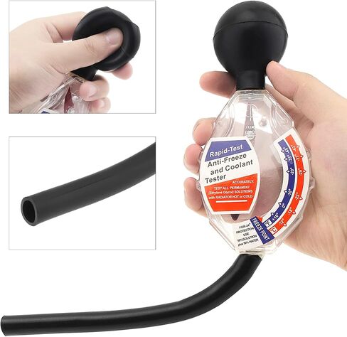 Smgda Antifreeze and Coolant Tester Hydrometer Tester Automotive Antifreeze Tester for Ethylene Glycol Coolant °C and °F Display in Saudi Arabia