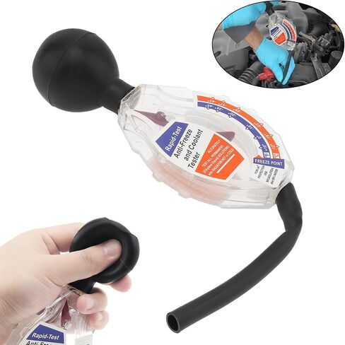 Smgda Antifreeze and Coolant Tester Hydrometer Tester Automotive Antifreeze Tester for Ethylene Glycol Coolant °C and °F Display in Saudi Arabia
