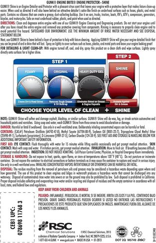 Gunk CEB1 Engine Shine Protector and Detailer, 15 Oz in Saudi Arabia