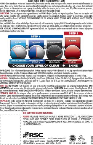 Gunk CEB1 Engine Shine Protector and Detailer, 15 Oz in Saudi Arabia