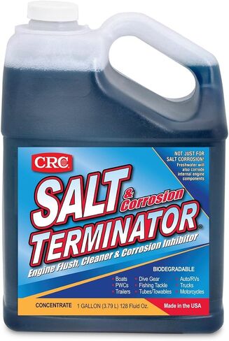 CRC Salt Terminator Engine Flush, Cleaner, And Corrosion Inhibitor, 1 Gallon, Dissolves Salt And Leaves A Protective Coating in Saudi Arabia